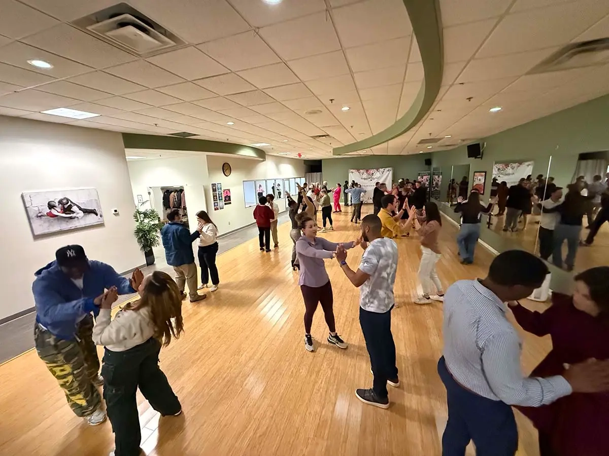 Certified Dance Instructors Teaching Couple in Richmond VA
