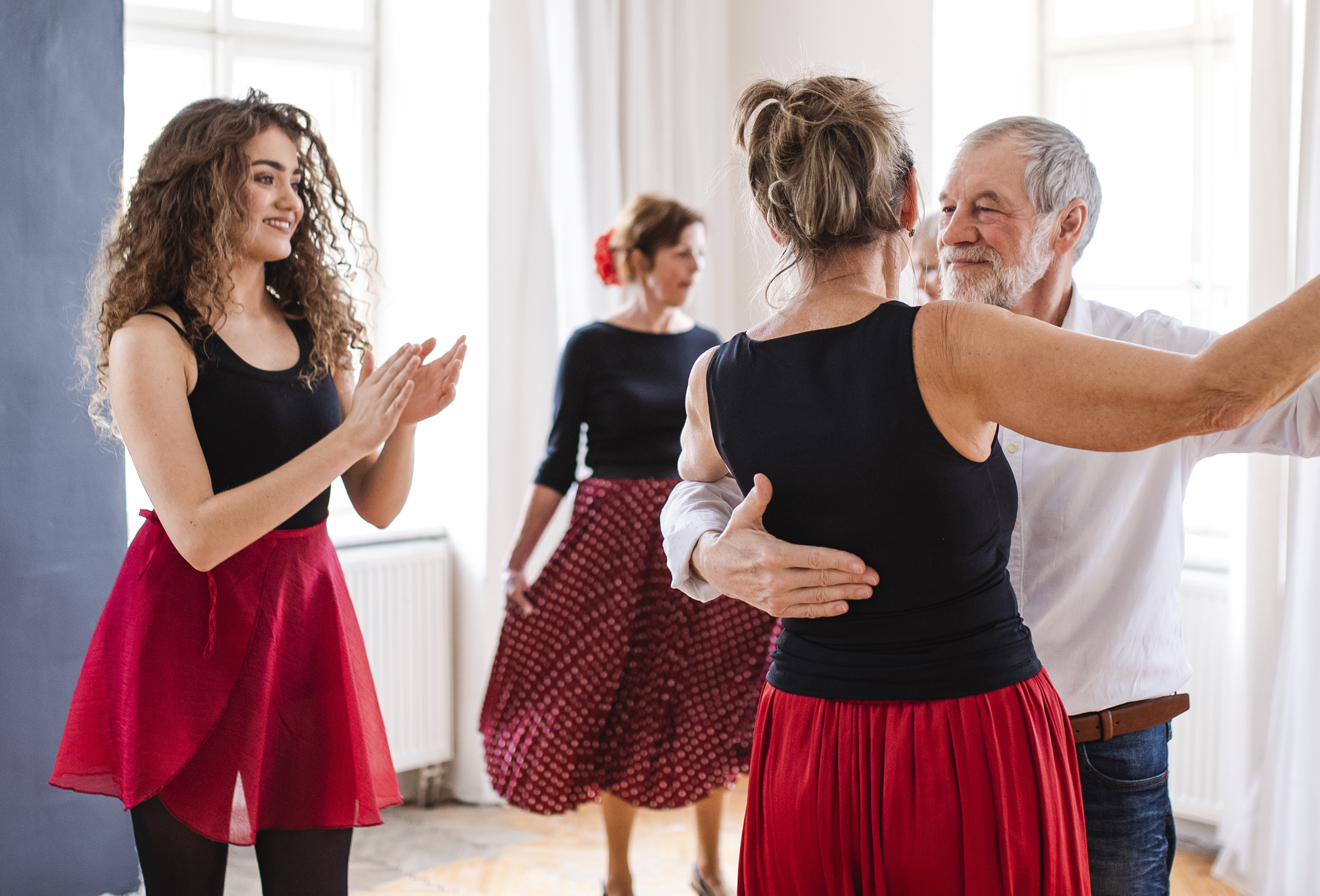 Social dance environment for adults in Richmond VA